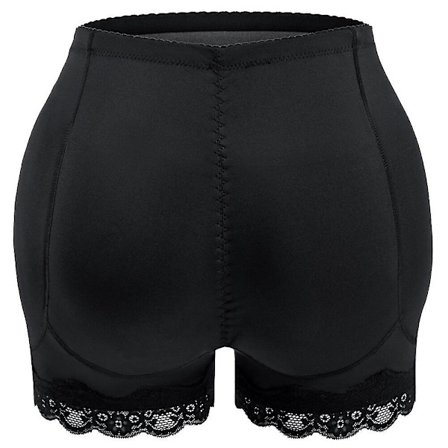 Dame Body Shaper Butt Lifter Bukser Butt Hip Enhancer Truser Shapewear Booty Lifter Fake Ass Booty Pad Control Truse,Sort