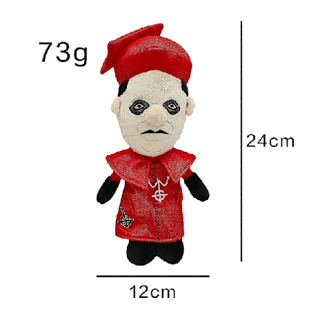 2024 NY NY 25 cm Ghost Band Cardinal Copia Plysdukke Ghost Sanger Udstoppede Plyslegetøj Fødselsdagsgaver til Børn[HK]
