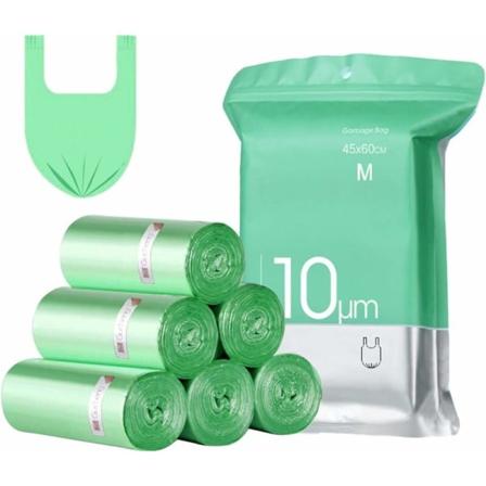 100 søppelposer, 15-20L, Ultra-bestandig, lekkasjesikker, med håndtak
