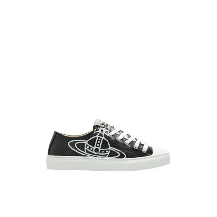 Vivienne Westwood, Sneakers with logo Zwart, Dames, Maat:40 EU,Canvas