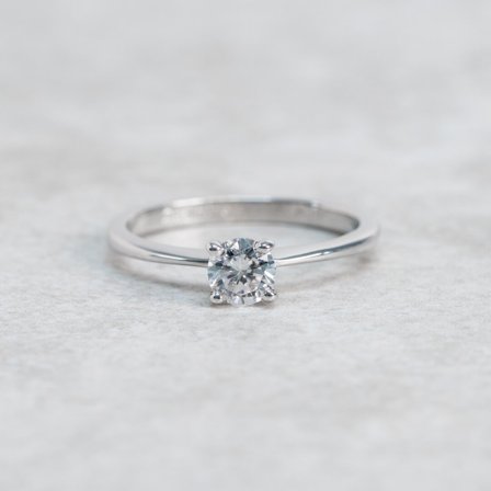 Förlovningsring Borgmåra, 18K Vitguld - Förlovning- och vigselringar