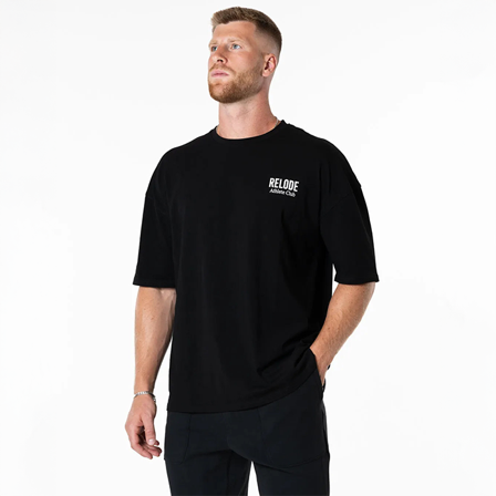 T-shirts Relode Athlete Club T-shirt Sort - Bodyman.dk