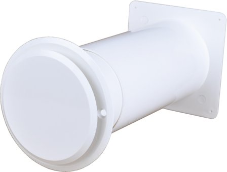 Flexit 02299 Skapventil 80 mm, hvit, Ventilasjon