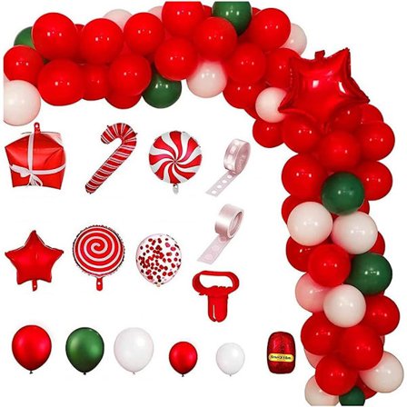 200 stycken julballongbågegirlandskit