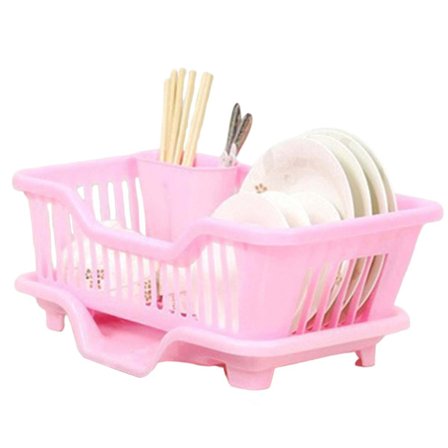 Astioiden kuivausteline Astianpesukone Astianpesukone Valuma-alustalla Astioille Veitsille Lusikoille Ja Haarukoille (FMY)