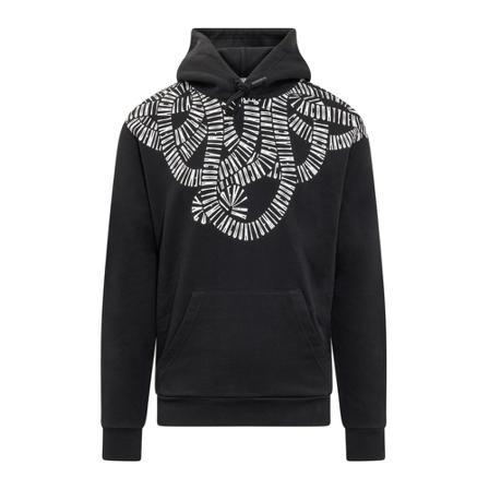 Marcelo Burlon Sweatshirt Sort, Herre Hættetrøjer, Størrelse: XL