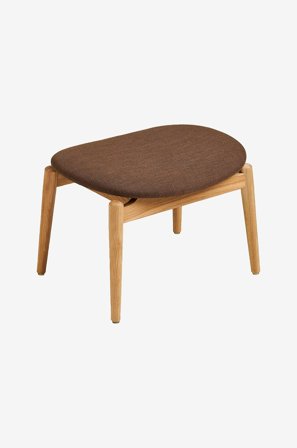 House Nordic - Fotstöd, Olvera - Brun - Fotpallar & puffar - Från Homeroom