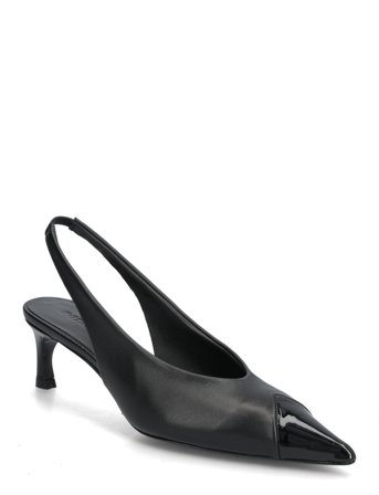 ROTATE Birger Christensen Leather Slingback Pump - Black - 38