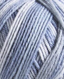 Garn Sox Merino 4 ply 100g Gråblå