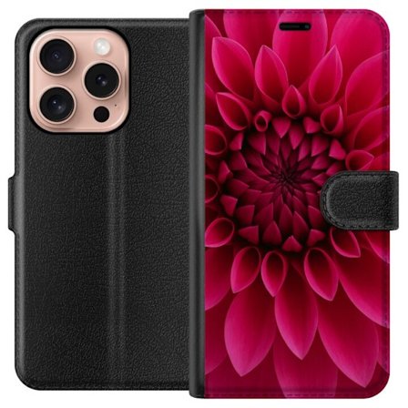 Kompatibel Tegnebogsetui til Apple Apple iPhone 16 Pro Rosecore
