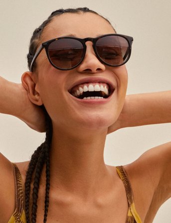 Pilgrim Sahara Recycled Sunglasses Tortoise Brown - Brown - ONE SIZE