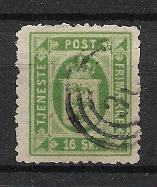 Danmark 1871 - AFA Tjenestemærke 3A - Stemplet