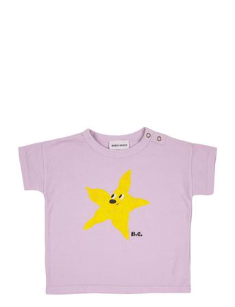 Starfish T-Shirt T-shirts Short-sleeved Lilla Bobo Choses*Betinget Tilbud