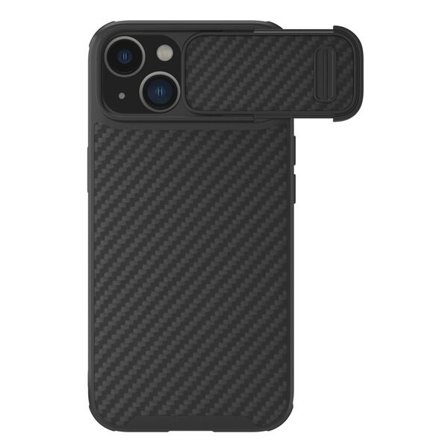 Nillkin Synthetic Fiber S Case iPhone 14 fodral med kameraskydd, svart