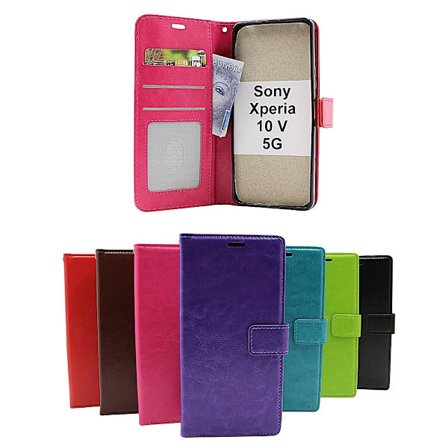 Crazy Horse Wallet Sony Xperia 10 V 5G