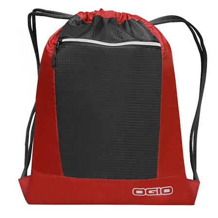 Ogio Endurance Pulse dragsnöre ryggsäck väska en storlek djupröd/svart