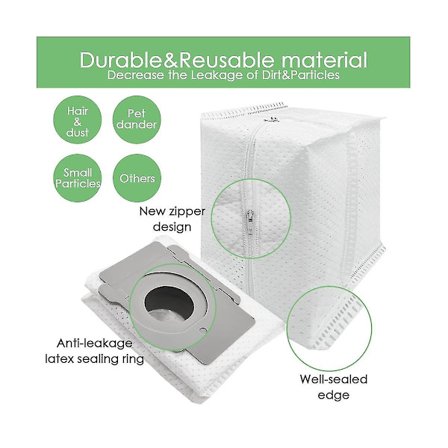 Ersättningsdammsugare kompatibel med I3 I3+ I7 I7+ I7plus S9 S9+ S9plus Robotdammsugare Accesso