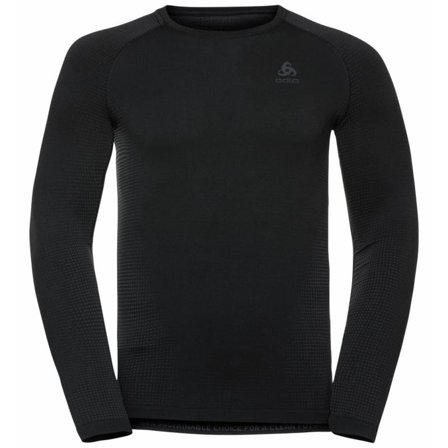 Odlo Men's Performance Warm ECO Long-Sleeve Base Layer Men base layer tops Black S