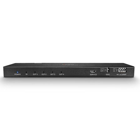 Lindy 4 Port HDMI 2.0 18G Splitter with Audio - video/lyd-splitter - 4 porter