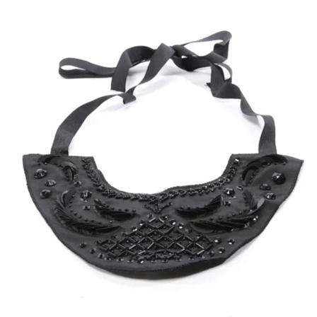 Prada Vintage, Pre-owned Cotton necklaces Zwart, Dames, Maat:ONE Size
