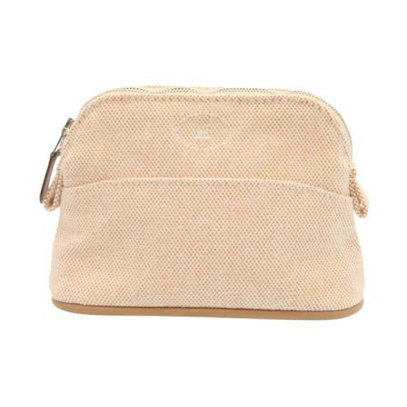 Hermès Vintage, Pre-owned Clutch bag Beige, Dames, Maat:ONE Size,Canvas