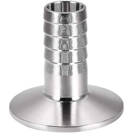 Klämkoppling Slang Barb Koppling Slangventil Rörkopplingar (1 st, silver)