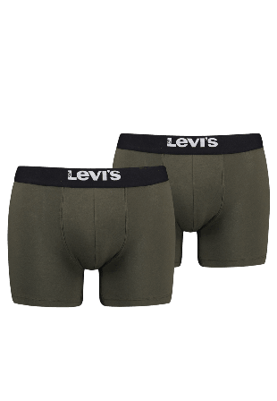 Levi's LEVIS MEN SLD BASC BOXER BRIEF ORG CO 2P Kalsonger Herr Grön XL