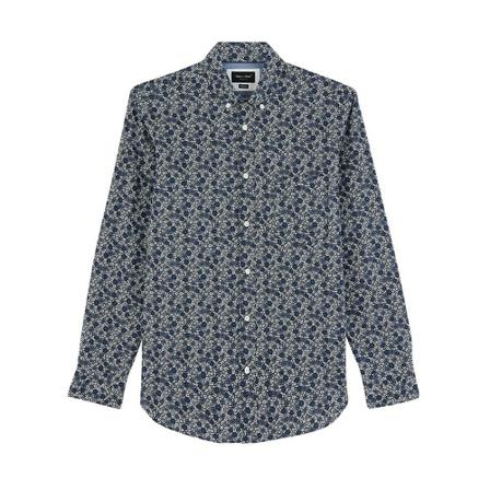 Eden Park, Flower marine shirt Blauw, Heren, Maat:M