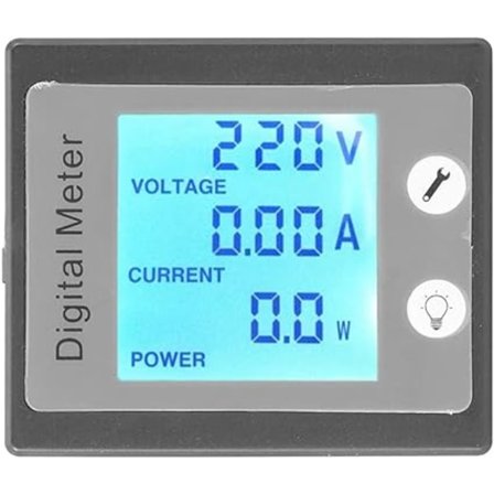Mini LCD Digital Strømmåler Amperemeter AC 80-260V 100A Volta