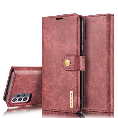 Samsung Galaxy A32 5g - Dg.ming 2in1 Magnet Fodral - Röd Red Röd