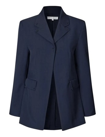 2435 Pinstripe Tailoring, Tailored Navy STINE GOYA