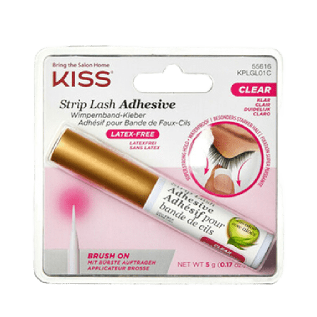 Kiss Strip Lash Glue, Transparent Lösögonfransar & färgning Dam ONESIZE