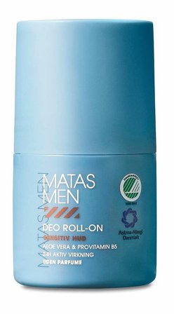 3 for 2 - Matas Striber Men Deo Roll-On Til Sensitiv Hud Uden Parfume 50 ml, Parfumer & Dufte, Dufte, Deodorant