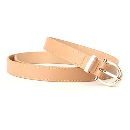 Kvinnor Bälten Pu Läder Enkel Metal Spänne Bältesklänning Jean Pant