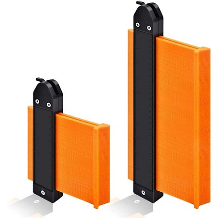Konturmätare, Konturprofilmätare, Konturkopierare, Profilkopierare, Konturduplikatmätare för Kakel, Golv, Rör (5" & 10")