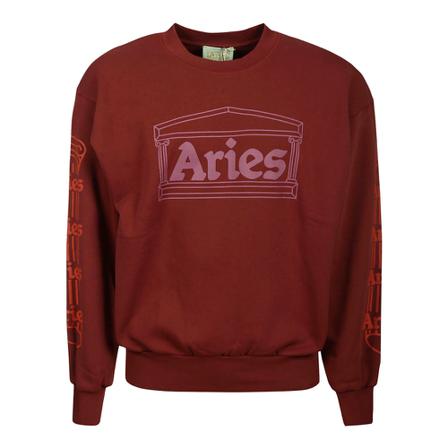 Aries Sweatshirt Rød, Herre Sweatshirts