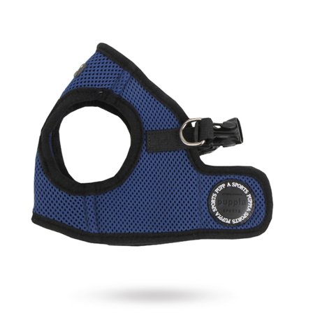 Puppia - SOFT VEST Royal Blue - Hundsele Med Svarta Kanter - Hundsele