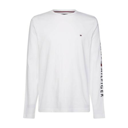 Tommy Hilfiger Long Sleeve Tee Hvid, Herre T-shirts