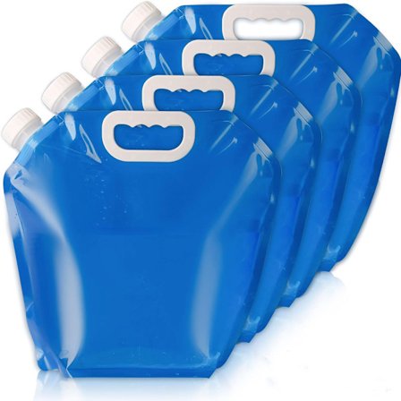 Sammenklappelig vandbeholderpose, til camping, vandring, rejser, nødsæt