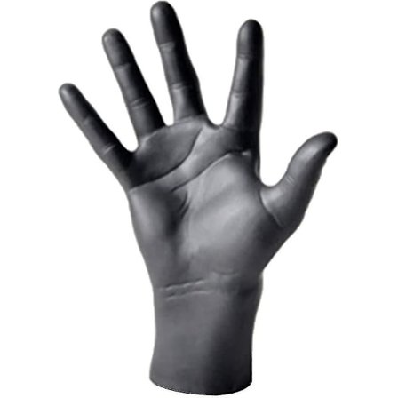 Miesten käsimalli kädet malli näyttöhansikkaat korumalli teline kodinsisustukseen/koruliikkeeseen - musta