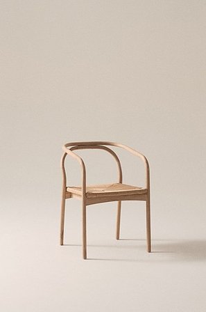 Jotex - Stol Med Armlæn Natur - LIDINGÖ - Køb Spisebordsstole & køkkenstole hos Jotex