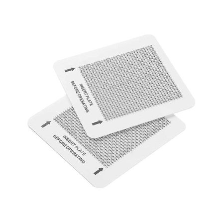 2-pack Keramiska ozonplattor för populära luftrenare för hemmet 4,5 tum x 4,5 tum Luftreservdelar