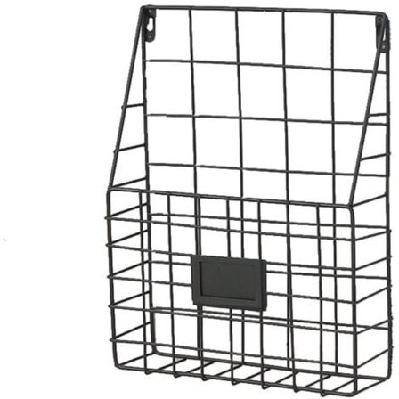 1 stk. veggmontert tidsskriftsholder/tidsskriftstativ tidsskriftkurv vegg