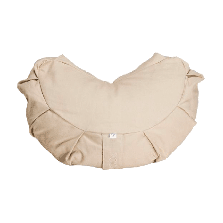 Yogiraj Meditationspude Crescent Beige