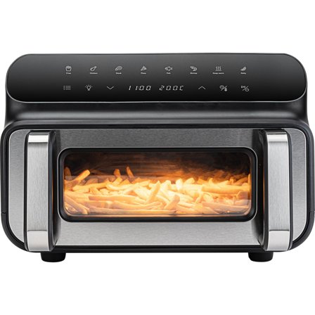 Wilfa AFG-10 Dualfry Grill airfryer 10 liter - Kjøp kjøkkenmaskin hos Bakeren og Kokken' - 'Sort og sølv