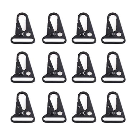 12 kpl suurennettu suuklipsi, jossa on lenkki, koukku, joka sopii ulkona käytettävään laukkuun