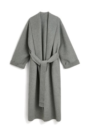 Trullem Wool Coat Grey Brown Melange 40