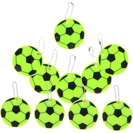 10 stk. Reflekterende nøglering Praktiske rygsæksreflektorer Plast Reflekterende vedhæng Nøgleringe Rygsæksreflektorer Cykelreflektorer Hængende pynt 