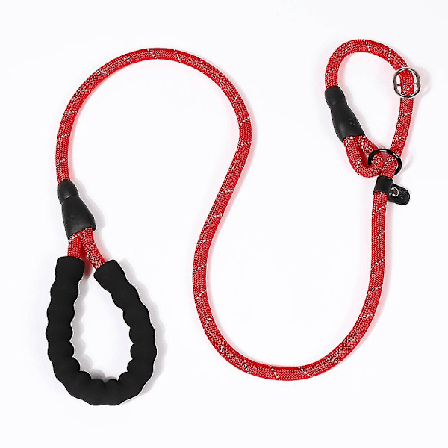 Skli Leash for Små Hunder/Valper, Anti-kvelende Treningsbånd Tau Bånd med Reflekstråder