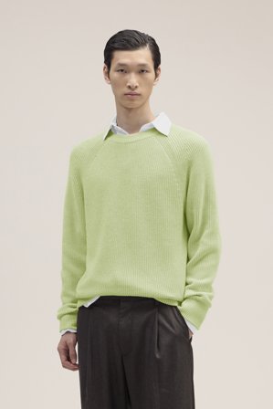 Jacobo Tröja Herr Grön Bomull